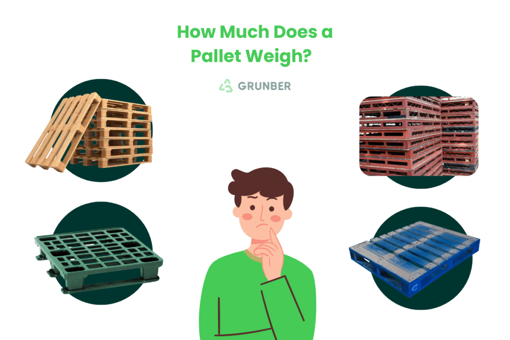 How Much Does a Pallet Weigh? Grunber.