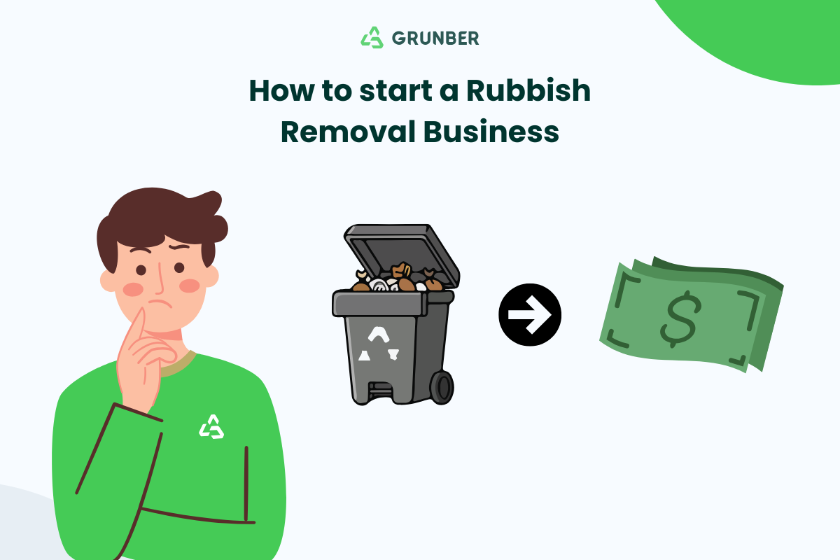 An image showing how to start a rubbish removal business that thrives